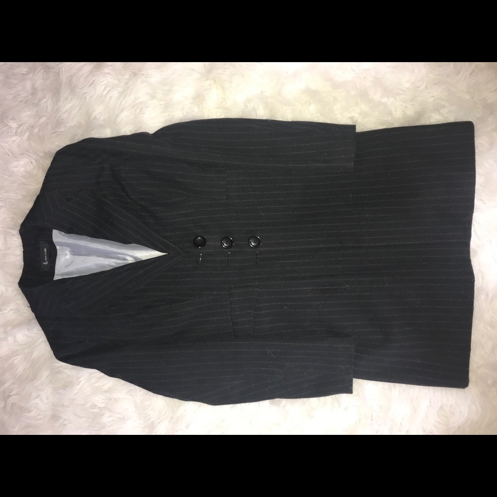 Vintage Black Larry Levine Pin Striped Suite - Picture 2 of 5